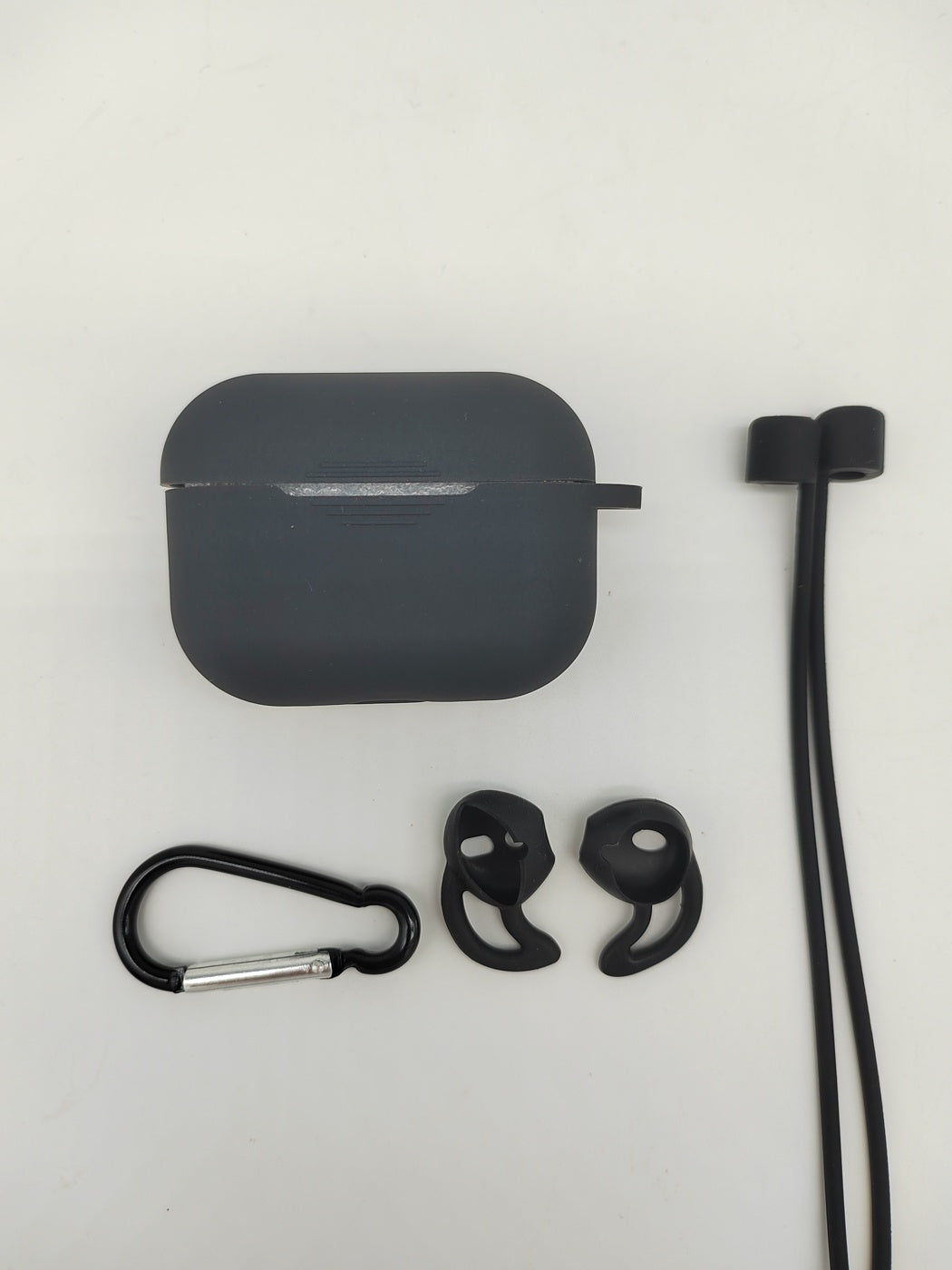 Protective Cover-Airpods pro Accessories Kit(Black)