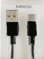 TPE Type-C Fast Charging Cable (1m, 6A)(Black)
