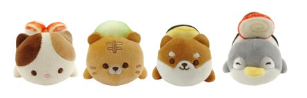 Mini Family Sushi Series 4in. Plush Toy (4 Assorted Models) PDQ