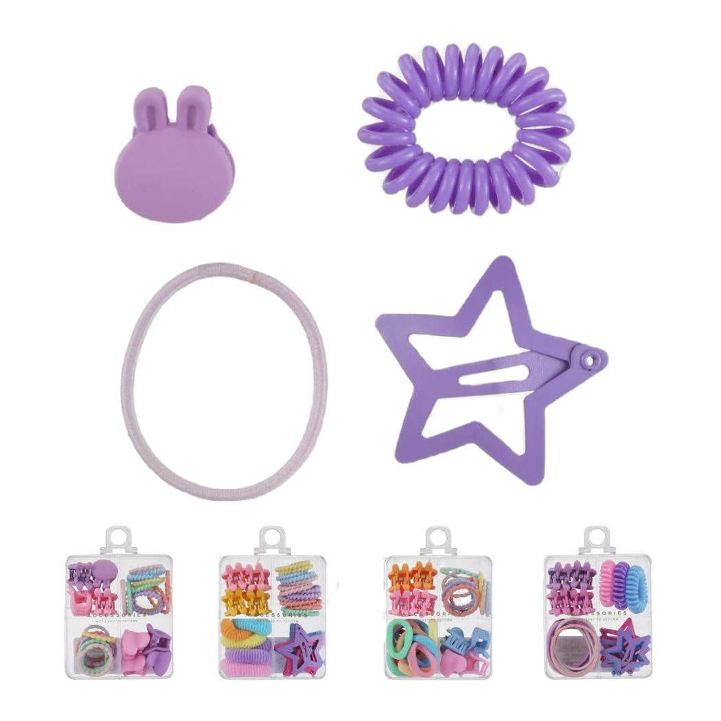 Colorful Hair Accessories Set (32 pcs) (Random Design)