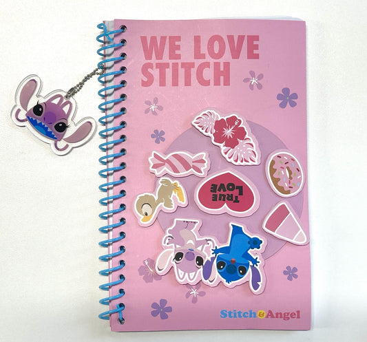 Disney Stitch Collection B6 Angel Rotating Wheel Wire-bound Book (60 Sheets) (PDQ)