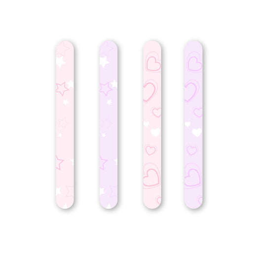 Macaron Series Thicker Nail Files (4 pcs)