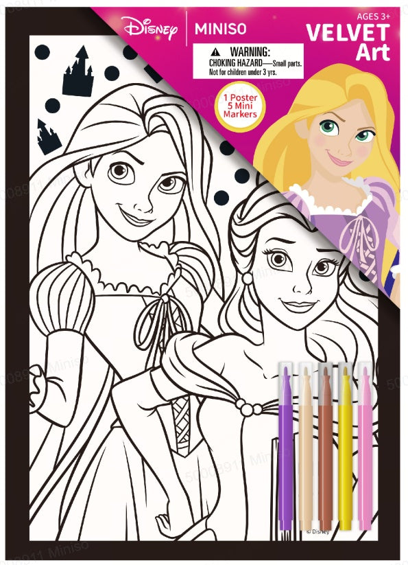 Disney Princess Collection Flocking Painting