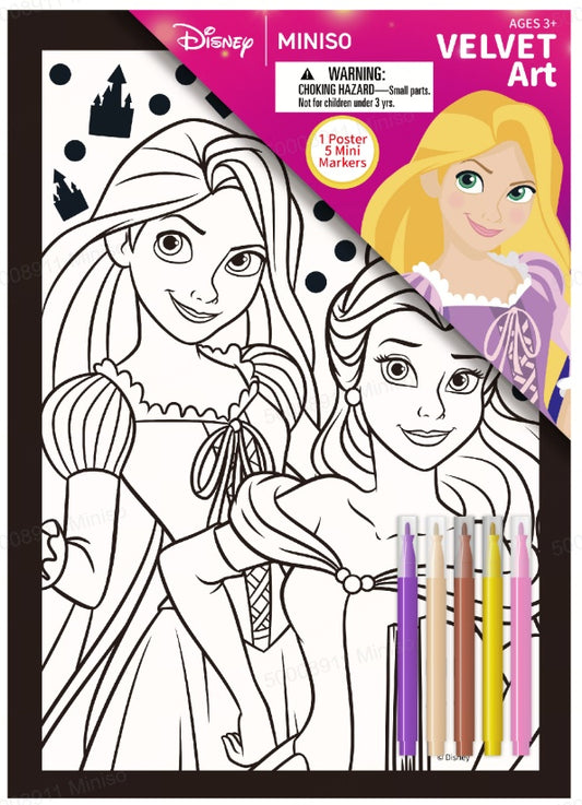 Disney Princess Collection Flocking Painting