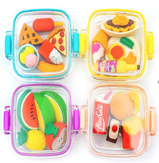 Boxed Eraser Collection Tasty Restaurant Eraser (4 Assorted Models)