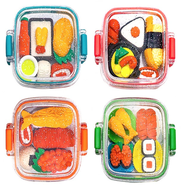 Boxed Eraser Collection Sushi Eraser (4 Assorted Models)