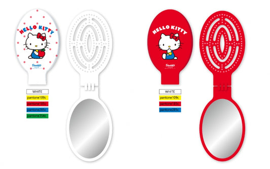 Hello Kitty Folding Mirror Brush (Random Design)