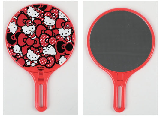Hello Kitty Portable Folding Table Mirror with Hangable Handle