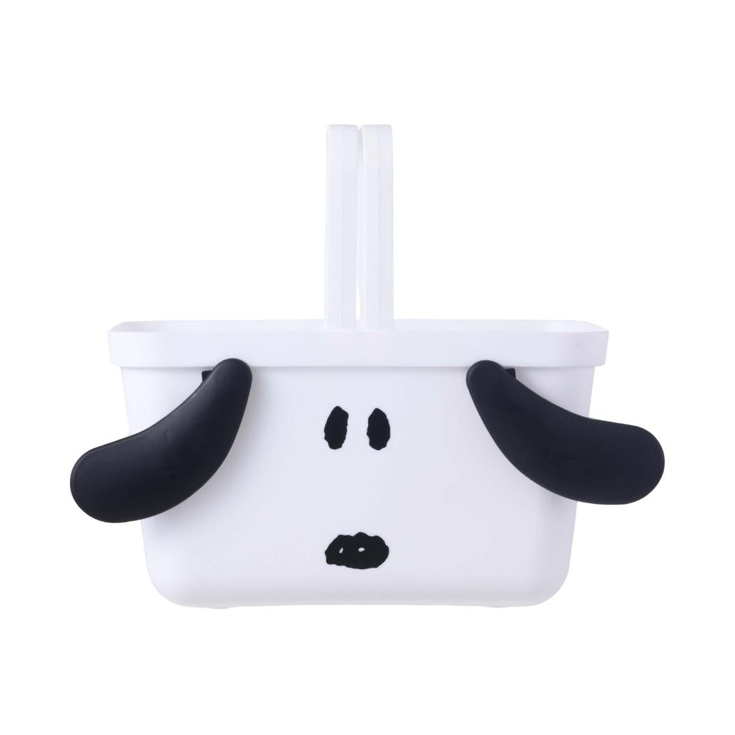 Snoopy Beach Fun Collection Handheld Basket (White)