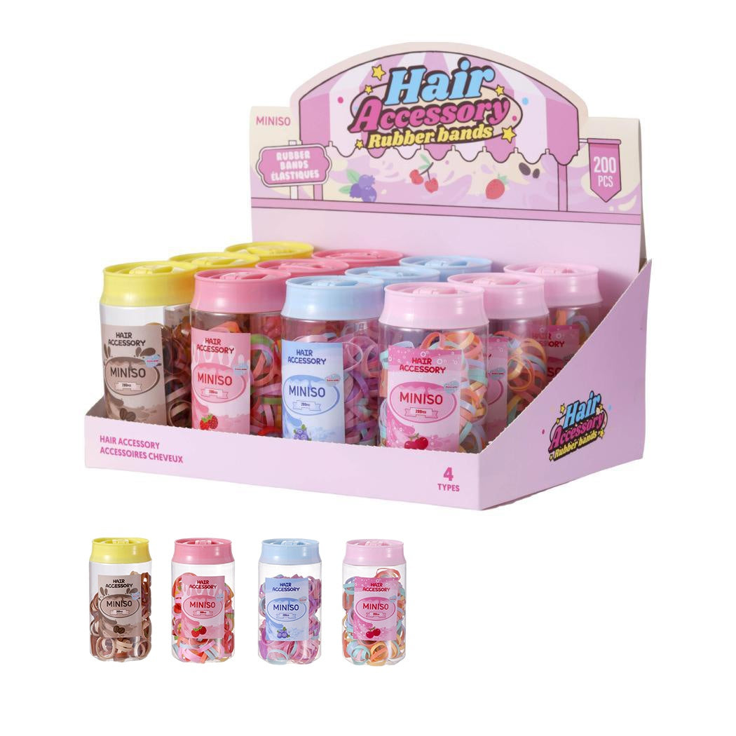 Basic Series Rubber Bands (200 pcs) (Random Design)