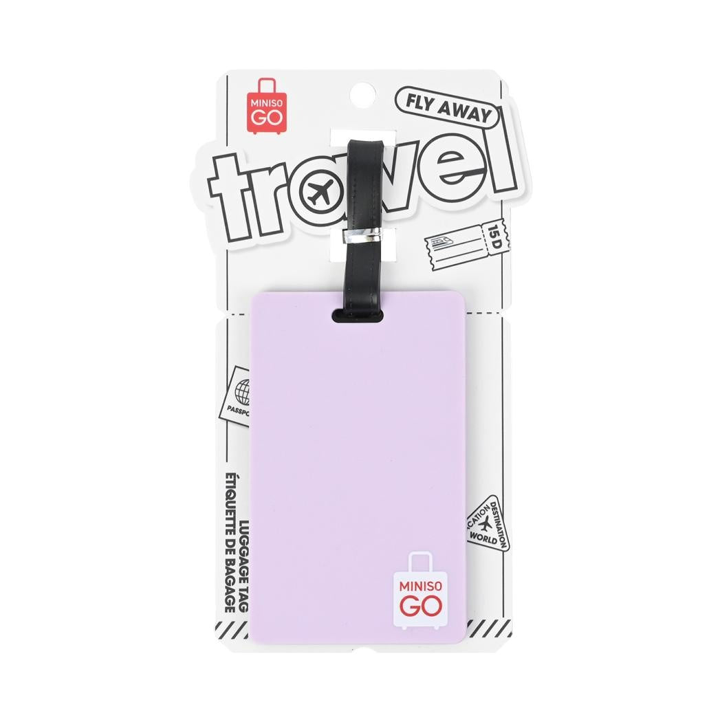 Miniso Go Series Luggage Tag(Purple)