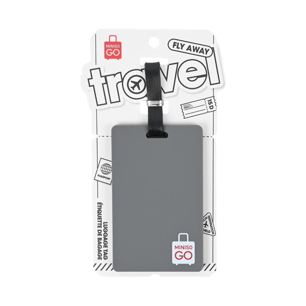 Miniso Go Series Luggage Tag(Dark Gray)