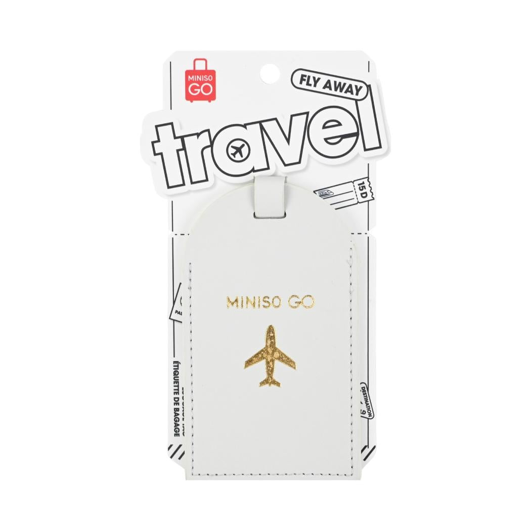 Miniso Go Series PU Luggage Tag(Beige)
