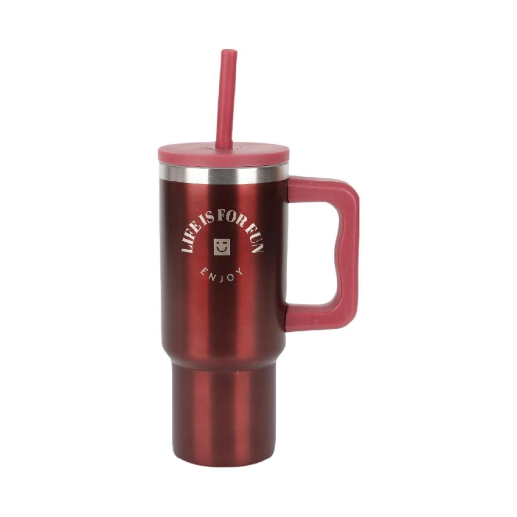 Dopamine Color Series Double Wall Water Bottle 720mL (Metal Red)