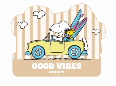 Snoopy Beach Fun Collection Mouse Pad(White)