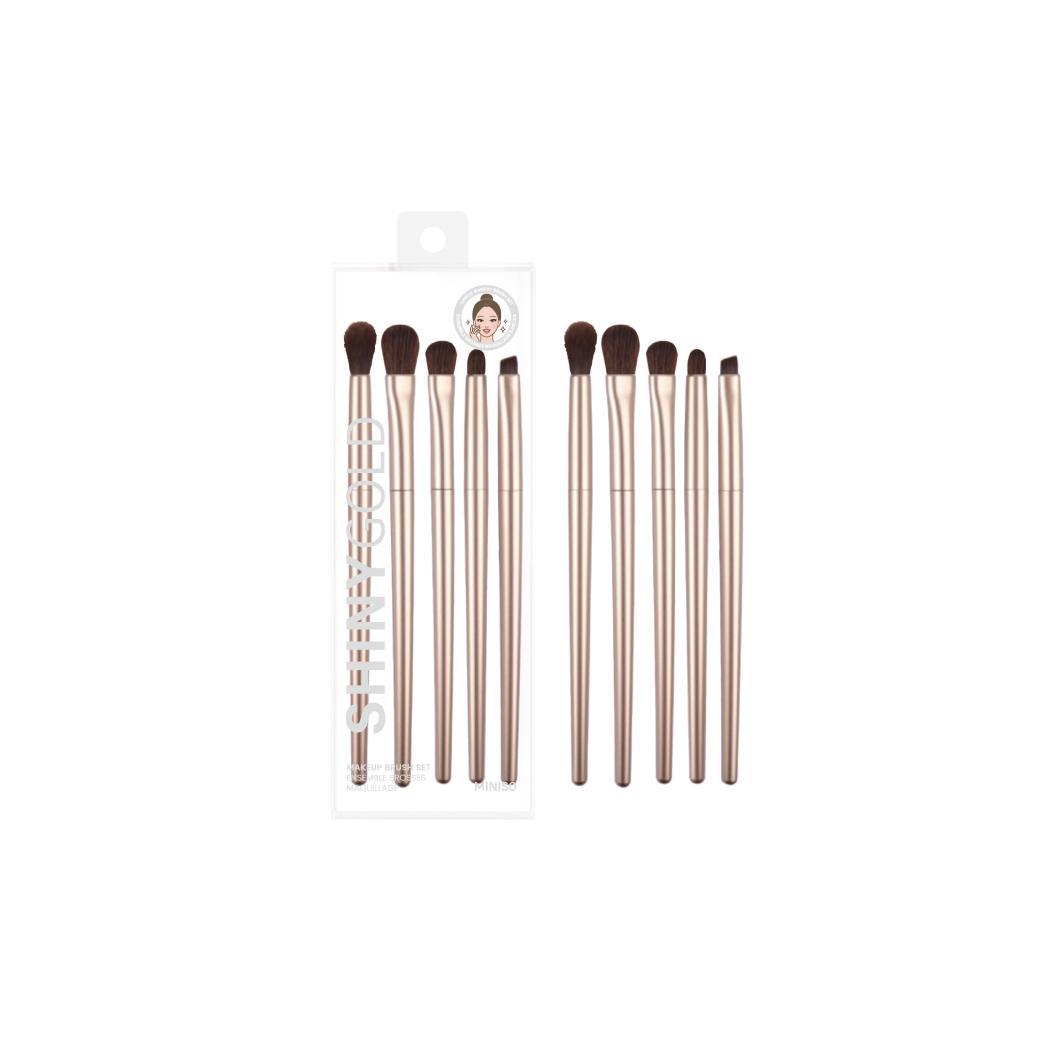 Golden Series Eye Makeup Brush Set (5 pcs)