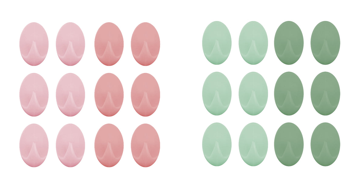 Oval Small Hooks (12pcs) (Mixed Color)