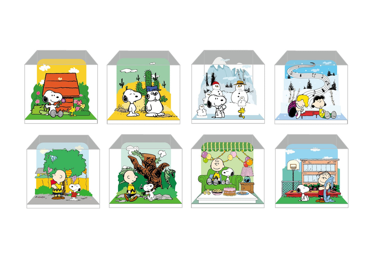 Snoopy Collection DIY Assembling Surprise Box (8 Assorted Models)