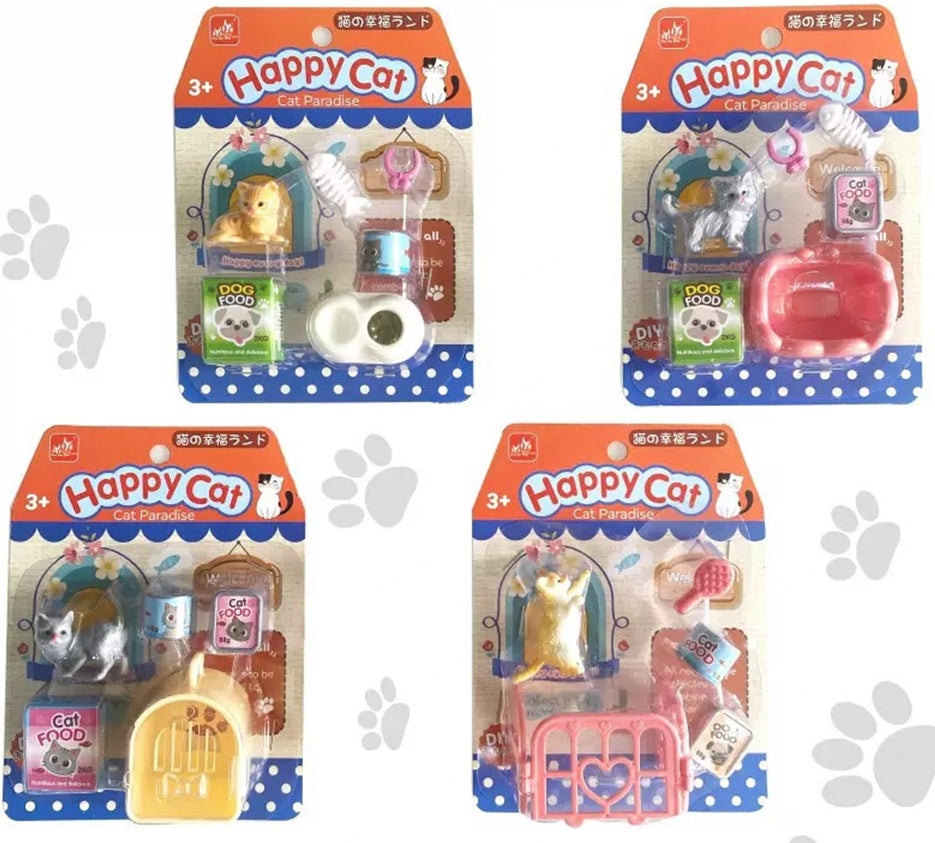 Mini Kitten Play Set - Random Design