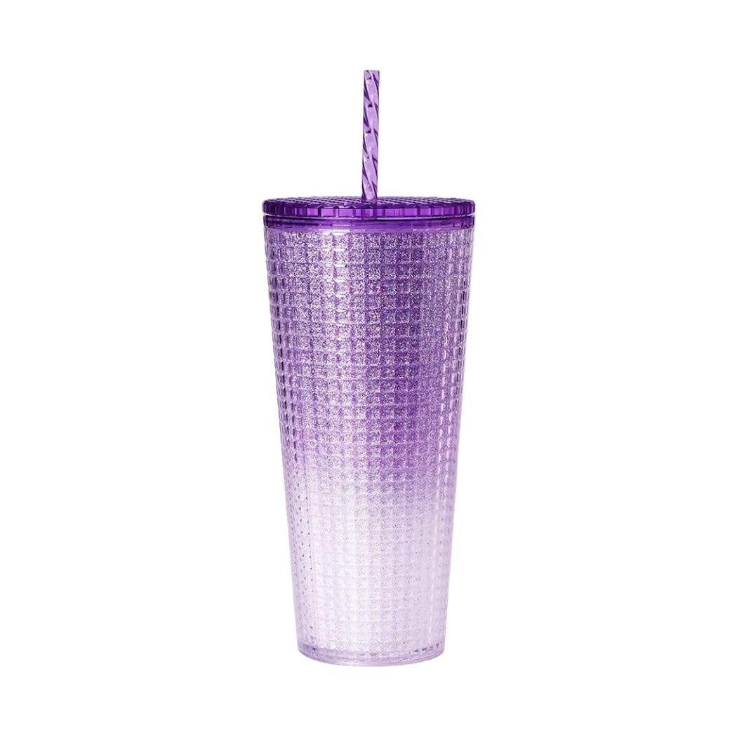 Aurora Colorful Series Fine Glitter Plastic Bottle 775mL(Purple)