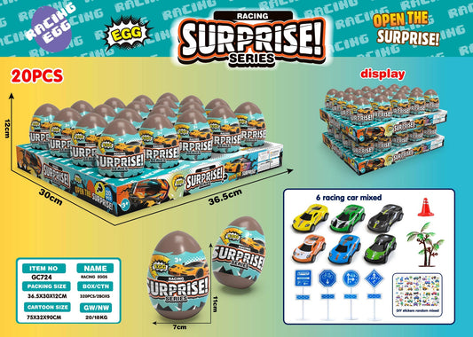 Race Car Surprise Egg Series A - Random Model