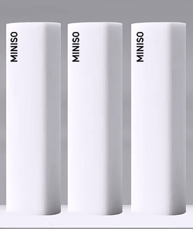 Transparent White Collection No-Mess Eraser Set (3 Pack)