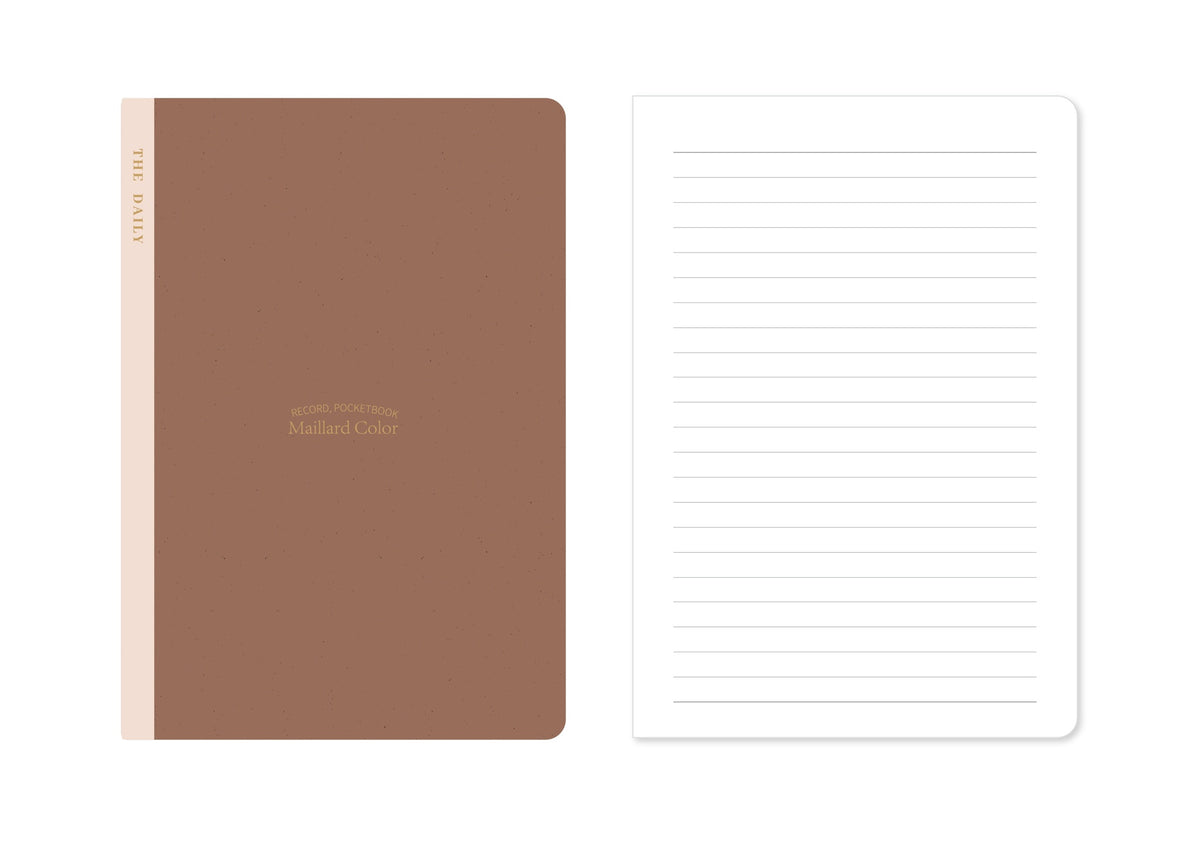 Minimalism Retro Collection A5 Stitch-bound Book (28 Sheets) (Mocha Brown)