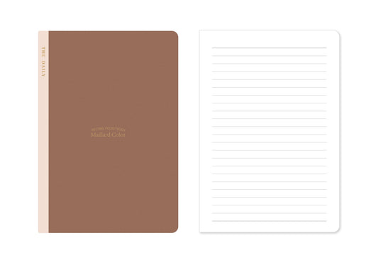 Minimalism Retro Collection A5 Stitch-bound Book (28 Sheets) (Mocha Brown)