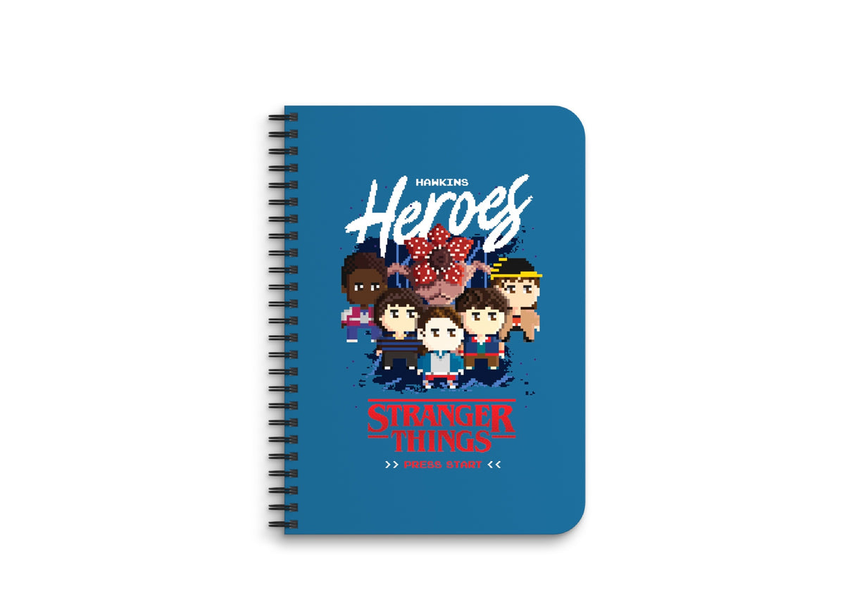 Stranger Things Collection A5 Wire-bound Book (100 Sheets) (with 1 Sticker Sheet)