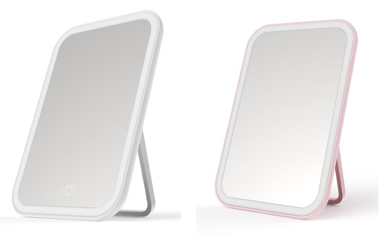Square LED Vanity Mirror CA7302 Dual Power Supply (White)