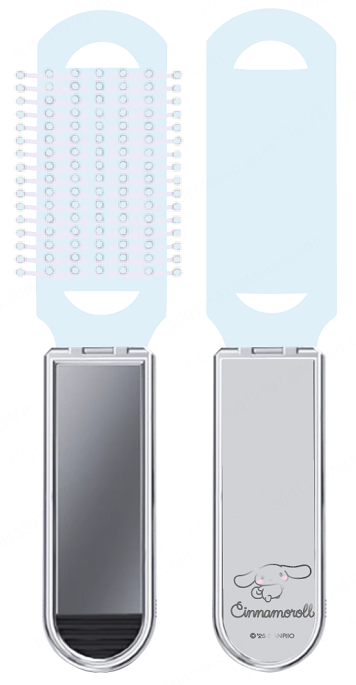 Cinnamoroll 2-in-1 Folding Mirror Brush