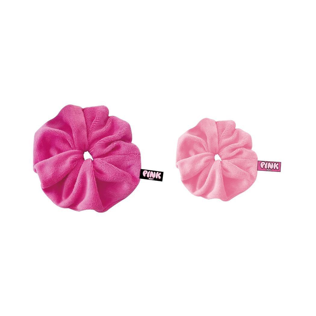 Pink Party Series Hair Drying Scrunchies (2 pcs)
