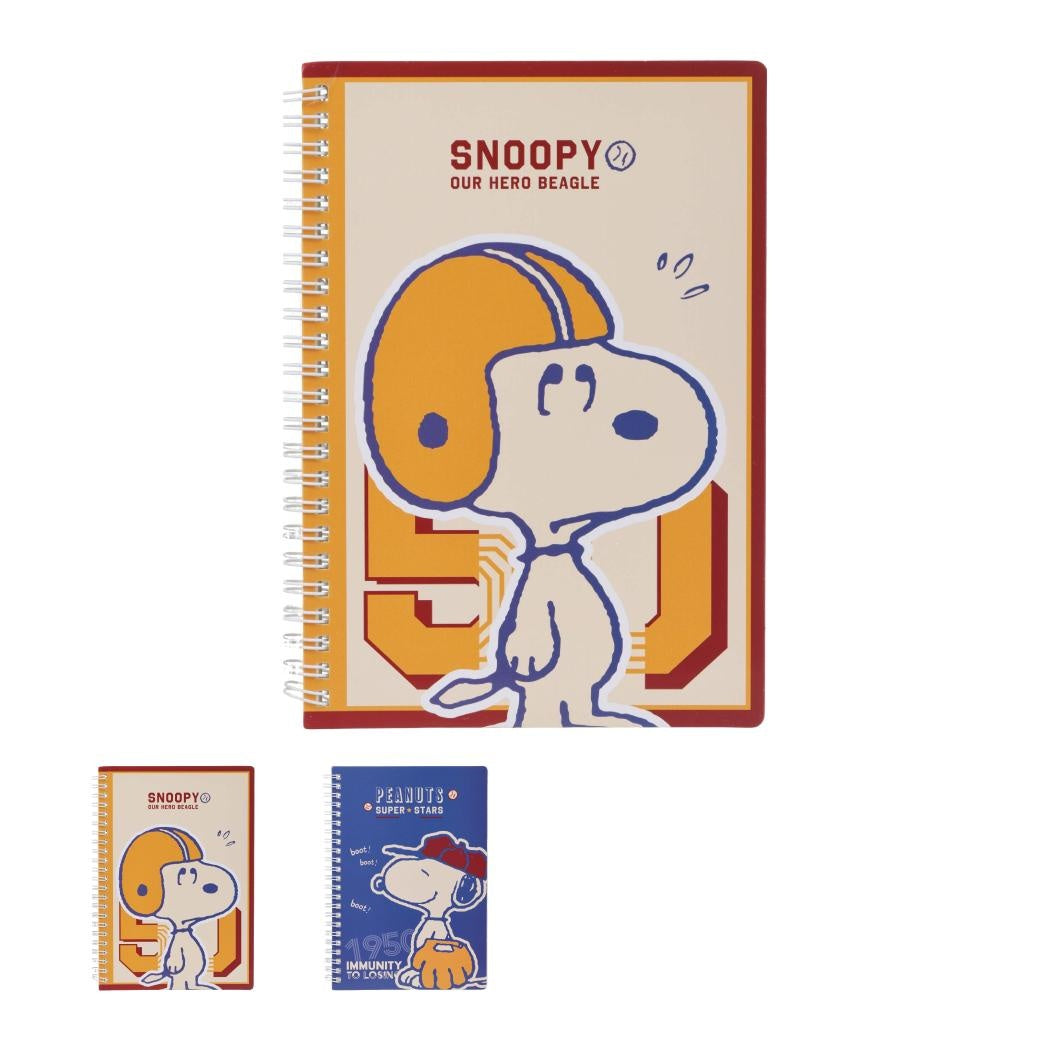 Snoopy New Star Collection A5 Wire-bound Book (60 Sheets) (Random Design)