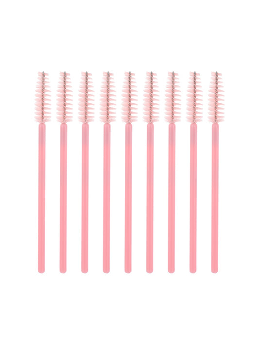 Pink Eyelash Brushes (24-Piece Set)