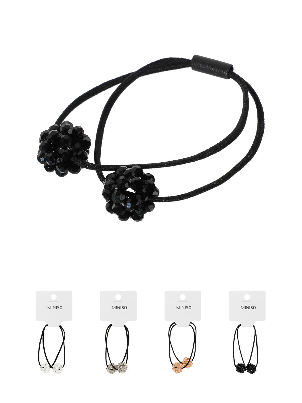 Lady's Glass Ball Rubber Band (Random Design)