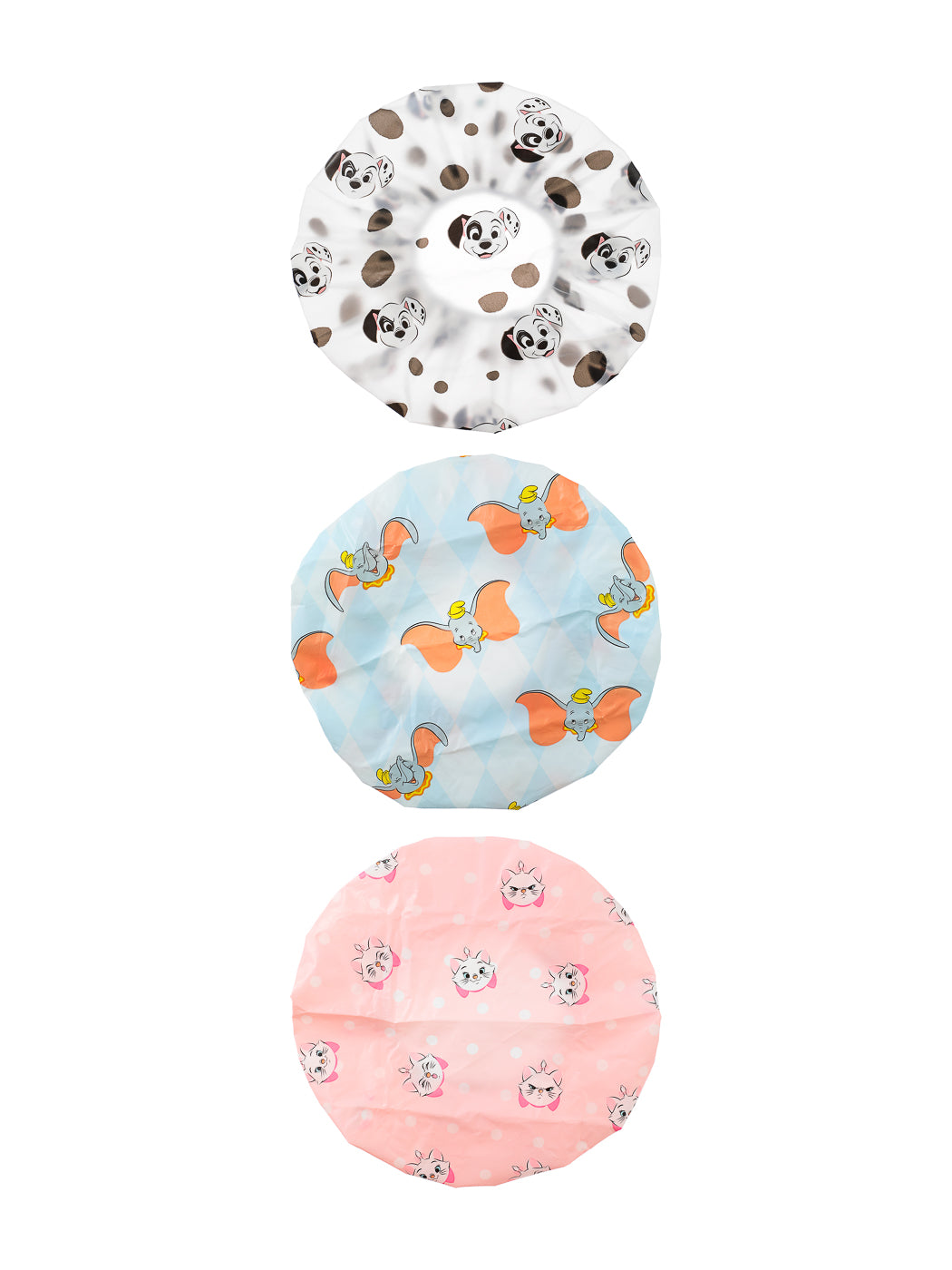 Disney Animals Collection Waterproof Shower Cap(3 pcs)
