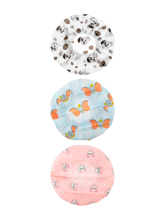 Disney Animals Collection Waterproof Shower Cap(3 pcs)