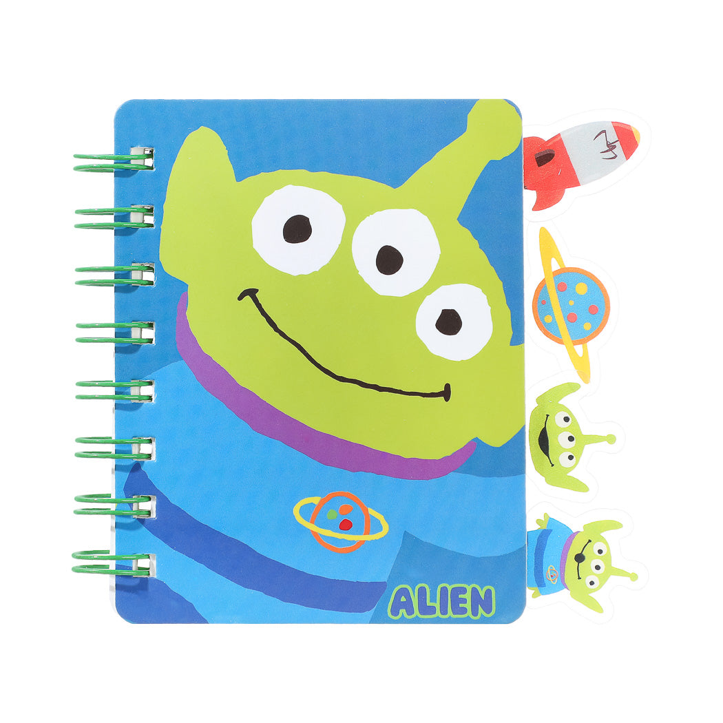 Toy Story Collection A7 Wirebound Book with Bookmarks (70 Sheets. Alien)