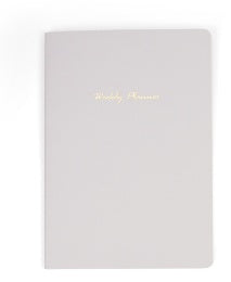 Weekly Plan Stitch-bound Book (32 Sheets)(Gray)
