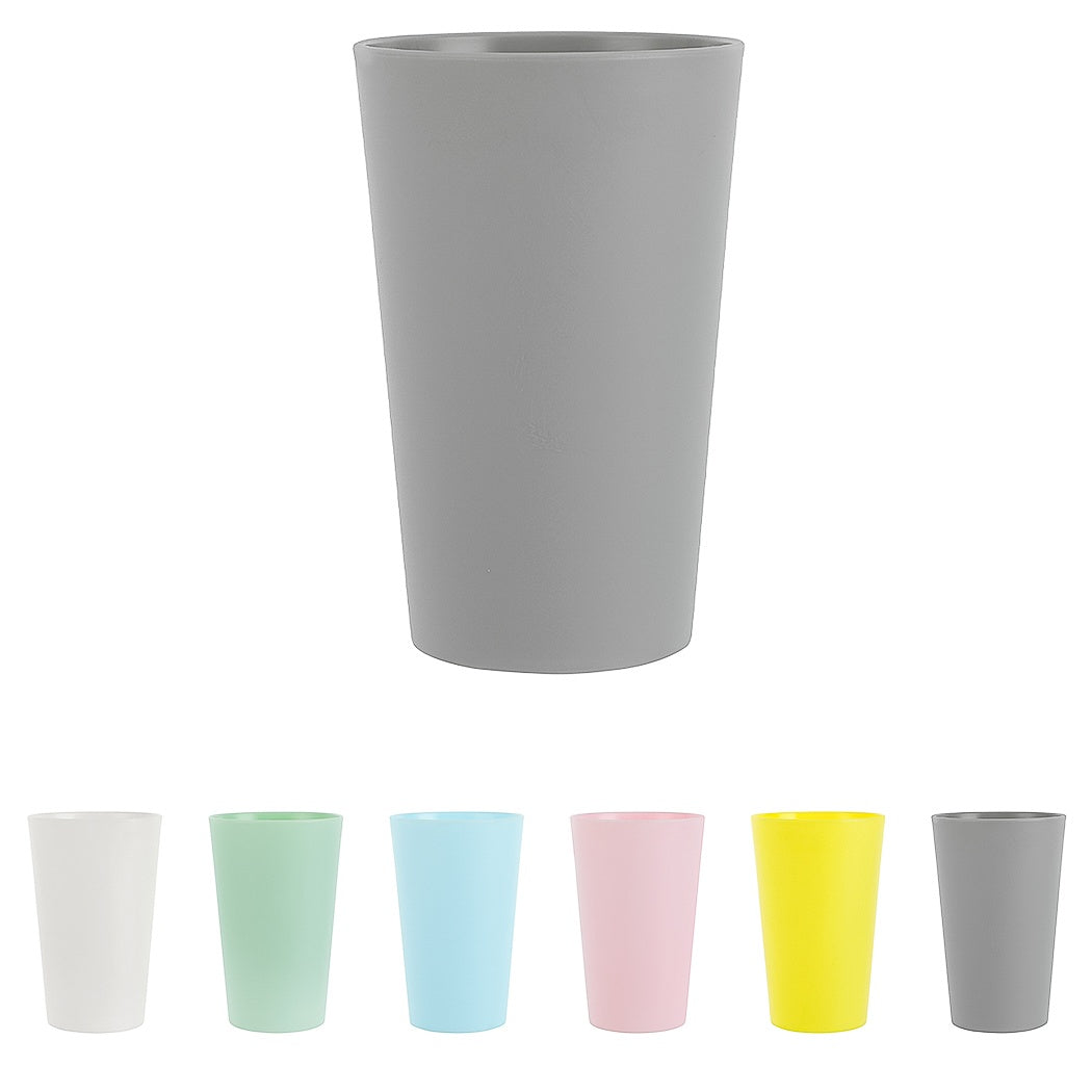 Colorful Plastic Cup Set (6 Pieces)