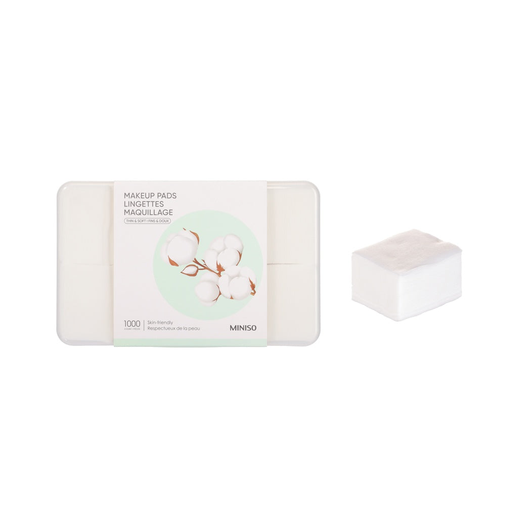 Makeup Pads with Storage Container (1000 Count)
