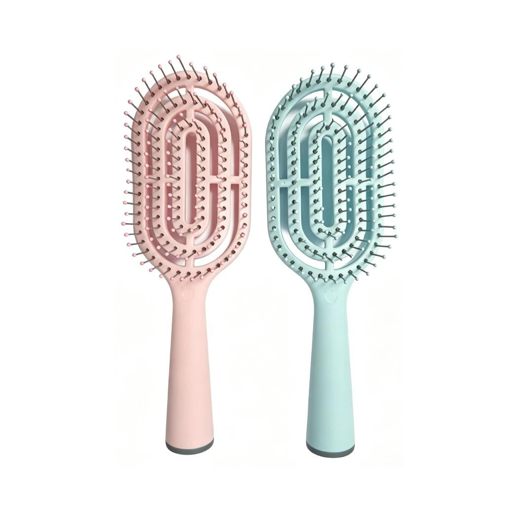 Mini Standing Vented Hair Brush - Random Colour