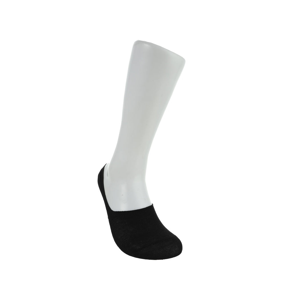 Japanese Style Women's No-Show Socks 3 Pairs(Black)