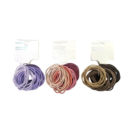 Gradient Hair Ties - 40-Piece Pack, Random Colours