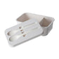 Large Capacity Rectangle Bento Box (1200mL)(Gray)