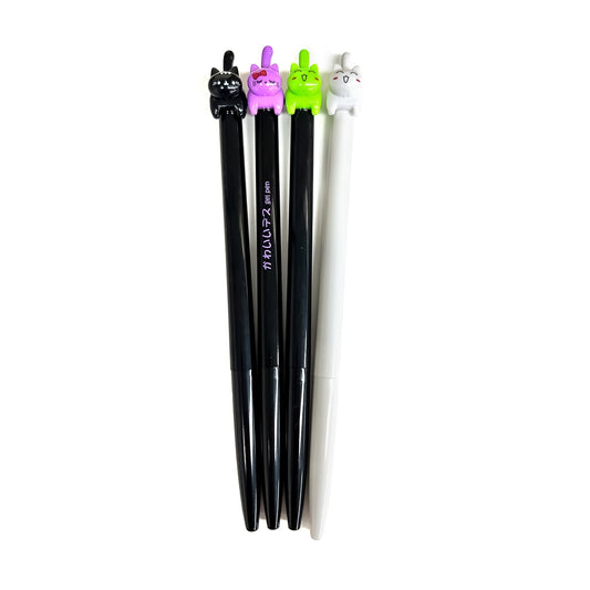 Bouncing Cat Tail - Retractable Gel Pen (4 Assorted Models)