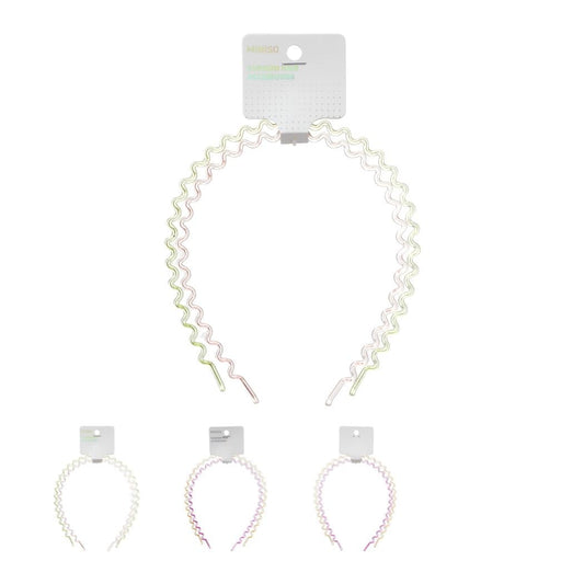 Basic Series Jelly Color Noodles Hair Hoop (2 pcs) (Random Design)