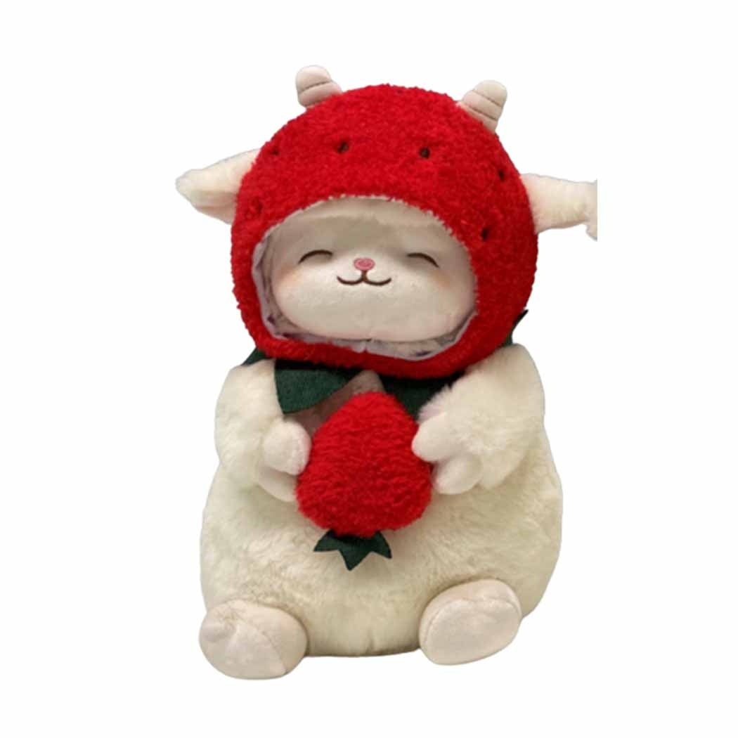Lamb Baa Series Lamb Plush Toy (Strawberry)