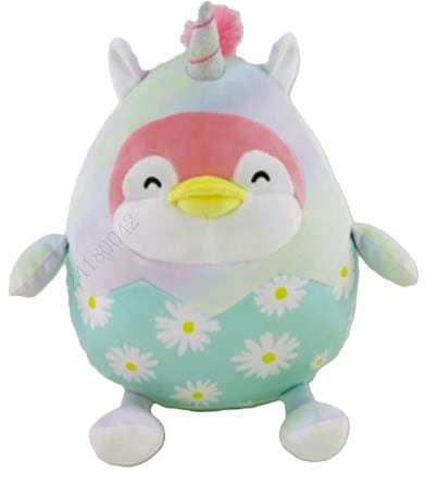 Mini Family Series 10in. Costume Round Mini Pen Plush Toy(Flower Unicorn)