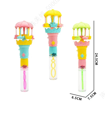 Bubble Wand (Merry-Go-Round) (3 Assorted Colors)